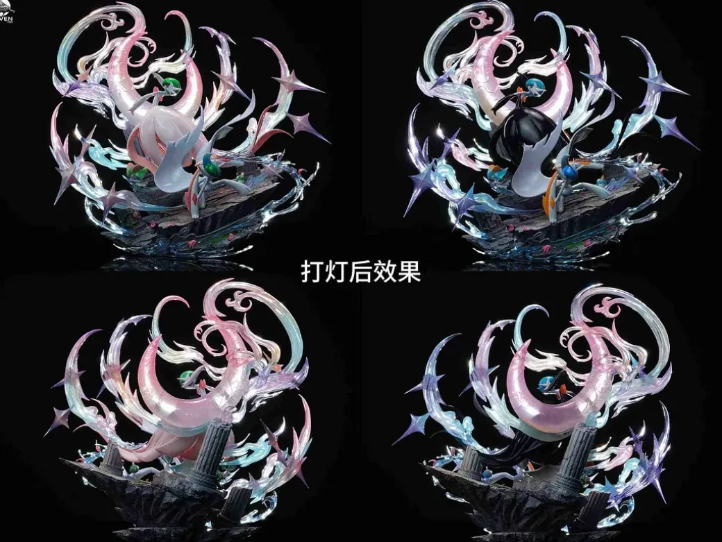 The Defend of Gallade & Gardevoir - Pokemon Resin Statue - RAVEN Studio