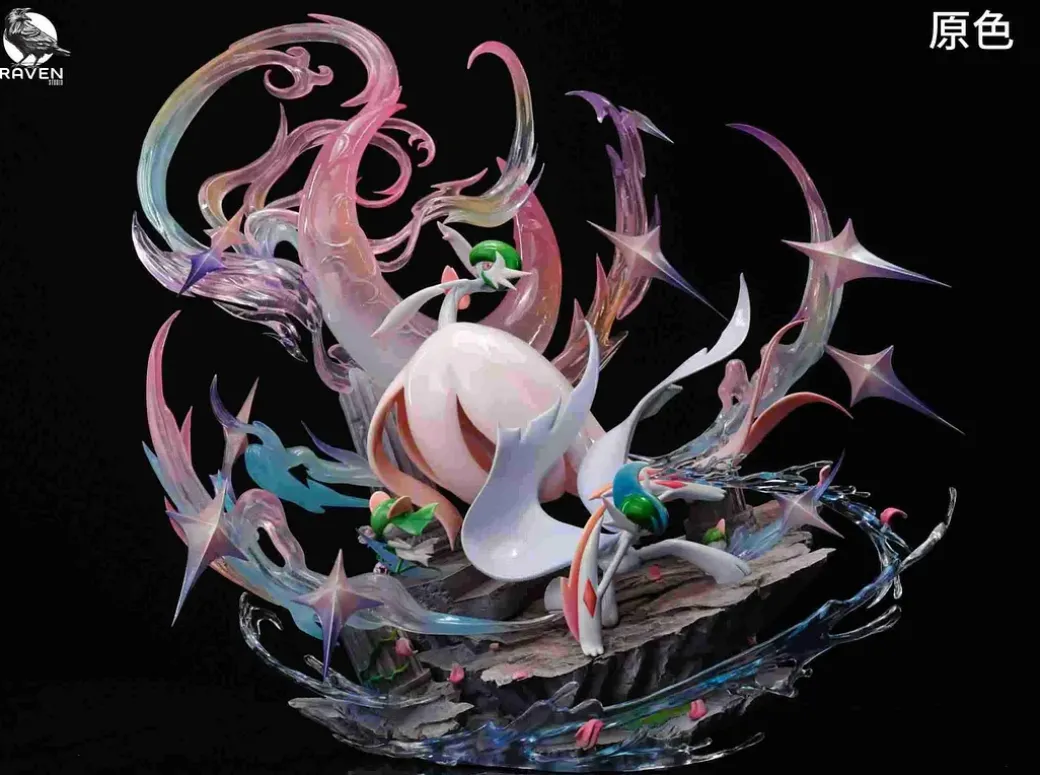 The Defend of Gallade & Gardevoir - Pokemon Resin Statue - RAVEN Studio