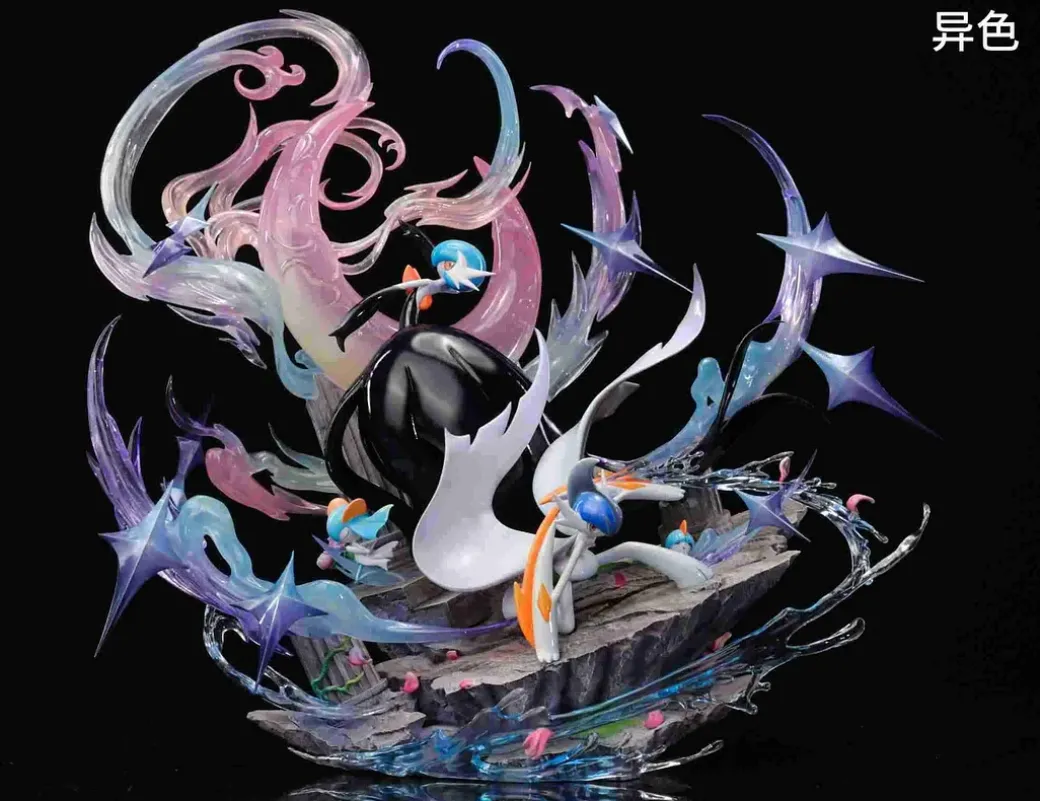 The Defend of Gallade & Gardevoir - Pokemon Resin Statue - RAVEN Studio