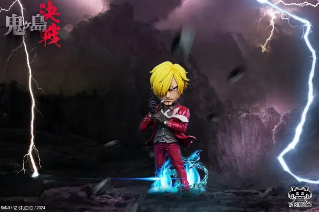 The Final Battle in Onigashima Series 017 Ifrit Jambe Sanji - ONE PIECE Statue - YZ Studios
