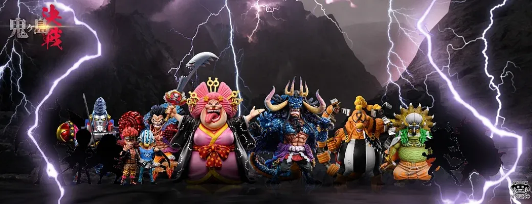 The Final Battle in Onigashima Series 008 General Franky - ONE PIECE Statue - YZ Studios