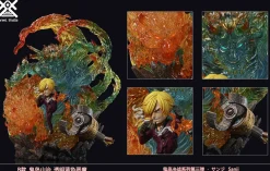 The Final Battle in Onigashima Sanji with LED - ONE PIECE Resin Statue - ThreeL Studios