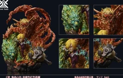 The Final Battle in Onigashima Sanji with LED - ONE PIECE Resin Statue - ThreeL Studios