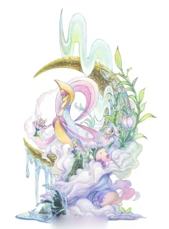 The God of Sweet Dreams Cresselia - Private - Pokemon Resin Statue - Fantasy Studios
