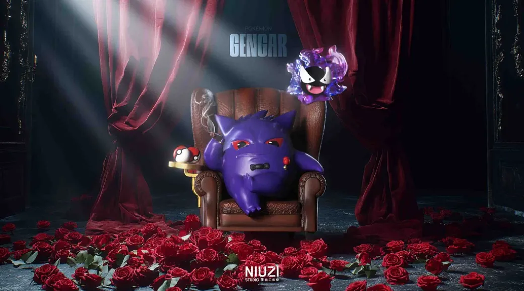 The Godfather Cosplay Gengar - The Godfather Pokemon Resin Statue - NiuZi Studio