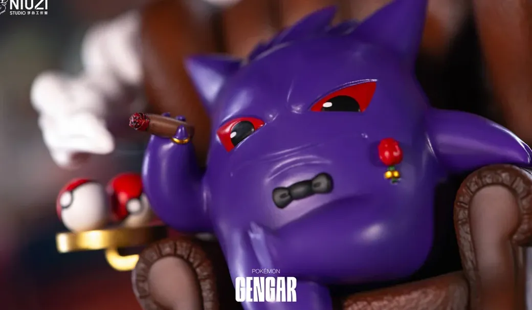 The Godfather Cosplay Gengar - The Godfather Pokemon Resin Statue - NiuZi Studio