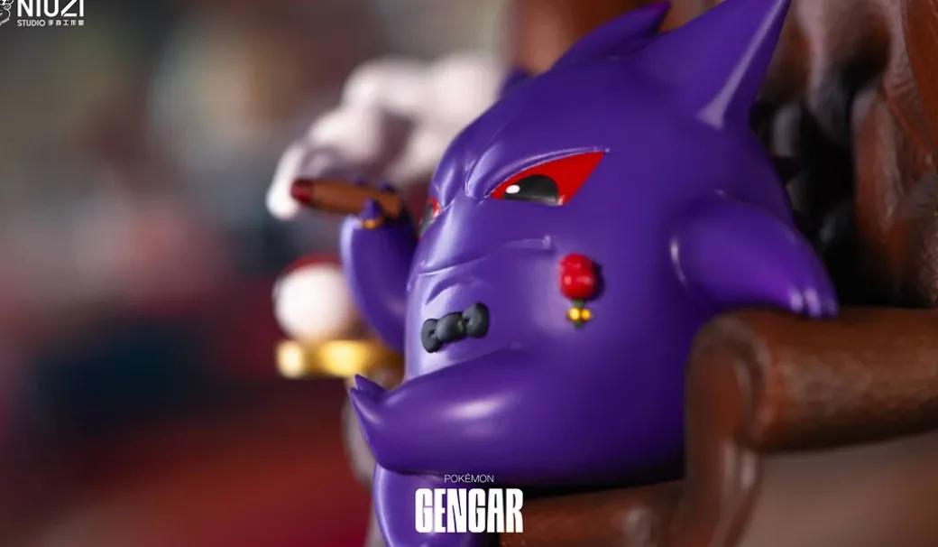 The Godfather Cosplay Gengar - The Godfather Pokemon Resin Statue - NiuZi Studio