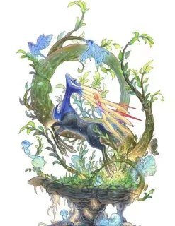 The Spirit in the Forest - Xerneas - Private - Pokemon Resin Statue - Fantasy Studios