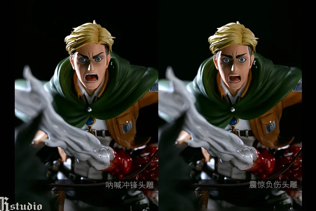 The 13th commander of Survey Corps Erwin Smith – Attack On Titan Resin Statue – JR Studio