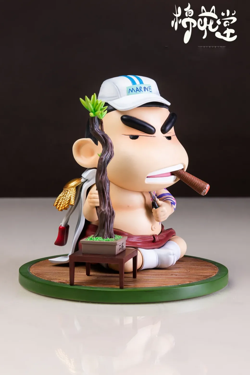 Three Marine Admirals Cosplay Shin-chan - Crayon Shin-chan ONE PIECE Resin Statue - MianHuaTang Studios