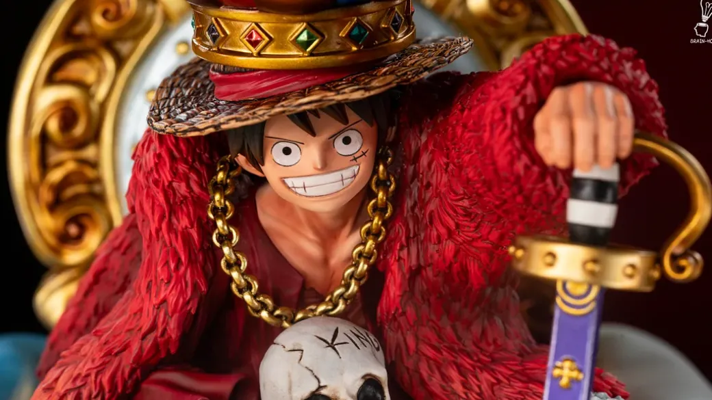 Throne Monkey D. Luffy - ONE PIECE Resin Statue - Brain Hole Studio