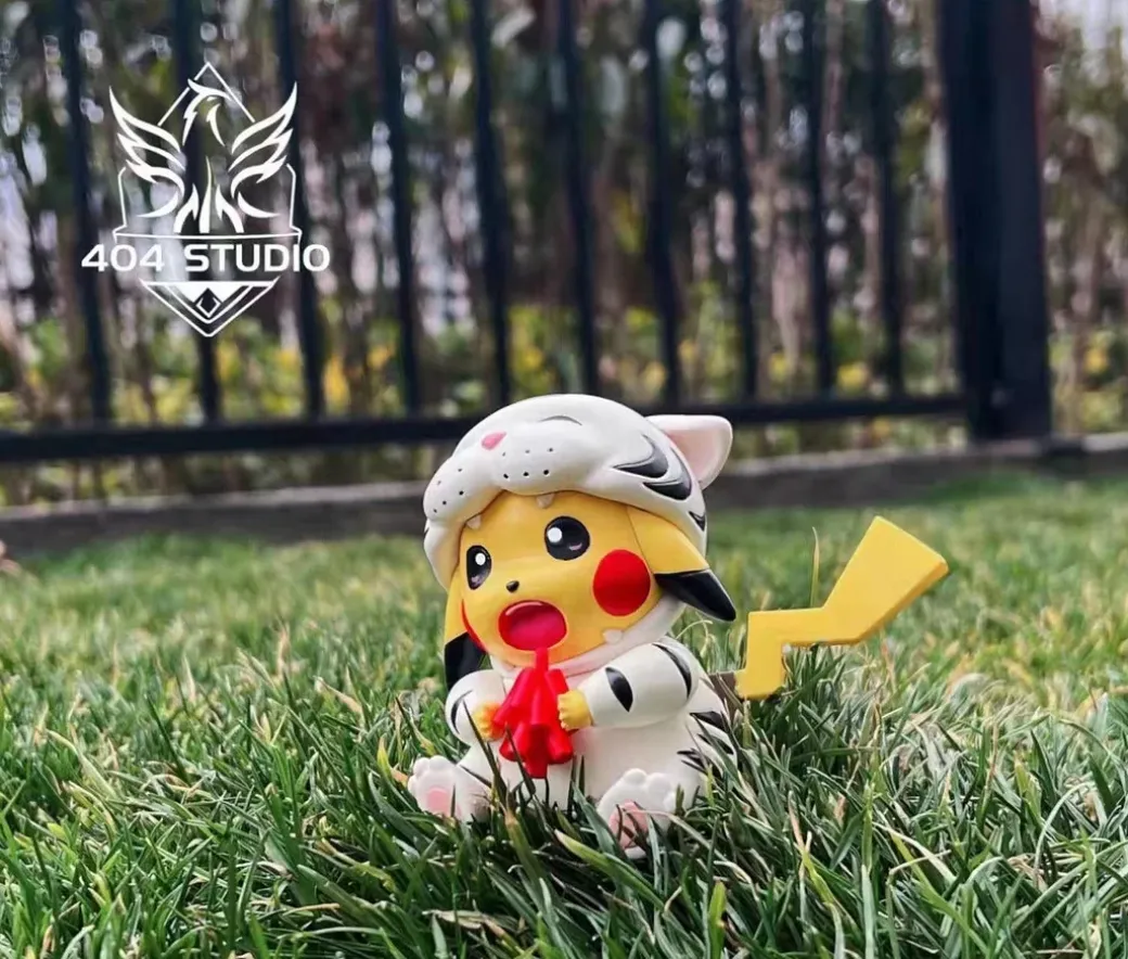 Tiger Year Ver. Pikachu - Pokemon Resin Statue - 404 Studios