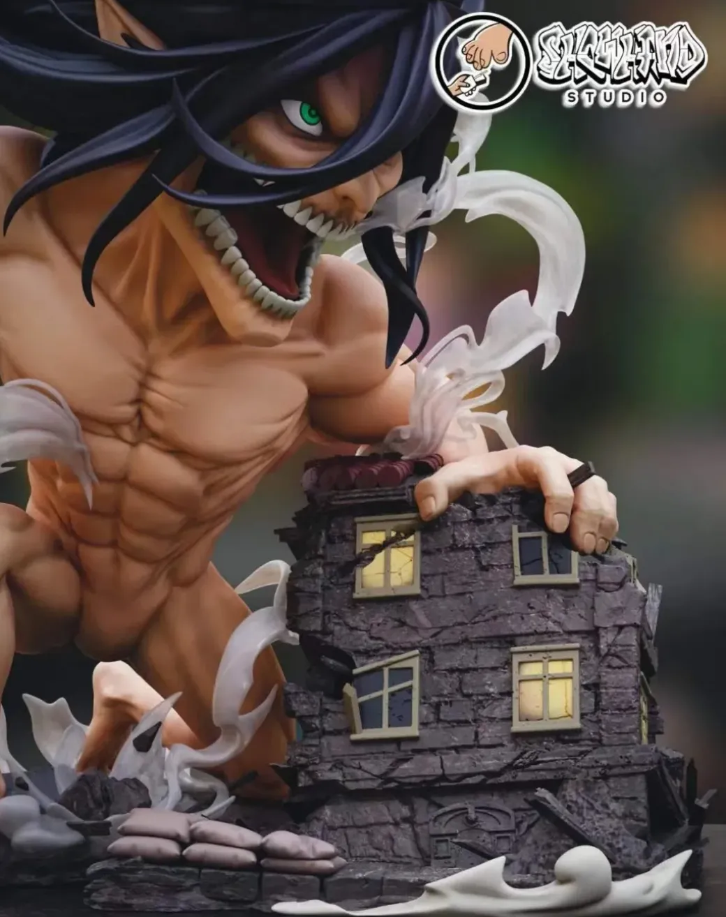 Titan Series 001 Titan Form Eren Yeager - Attack On Titan Resin Statue - ShowHand Studios