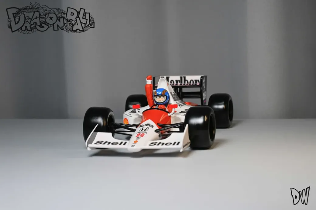 Title Page F1 Car Racing Son Goku - Dragon Ball Resin Statue - DW Studio
