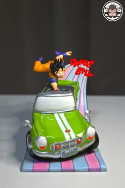Title Page Son Goku Drag Racing - Dragon Ball Statue - JieWangXing Studio