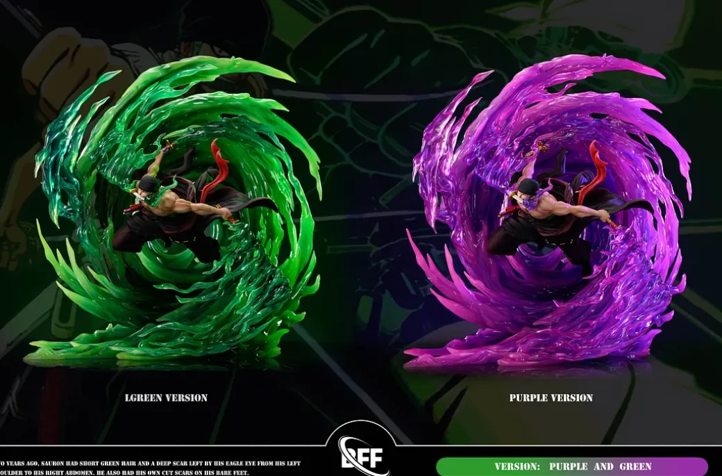 Tornado Roronoa Zoro with LED - ONE PIECE Resin Statue - BFF Studio