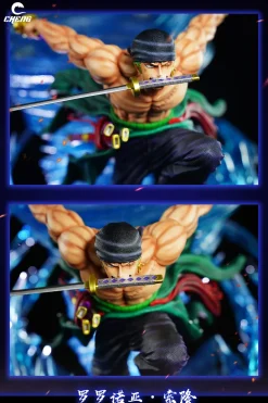 Tornado Roronoa Zoro with LED - ONE PIECE Resin Statue - Cheng Studios