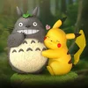 Totoro & Pikachu - My Neighbor Totoro Pokemon Resin Statue - MAR Studio