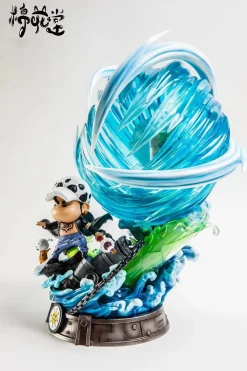 Trafalgar D. Water Law Cosplay Nohara Shinnosuke - Crayon Shin-chan ONE PIECE Resin Statue - MianHuaTang Studios