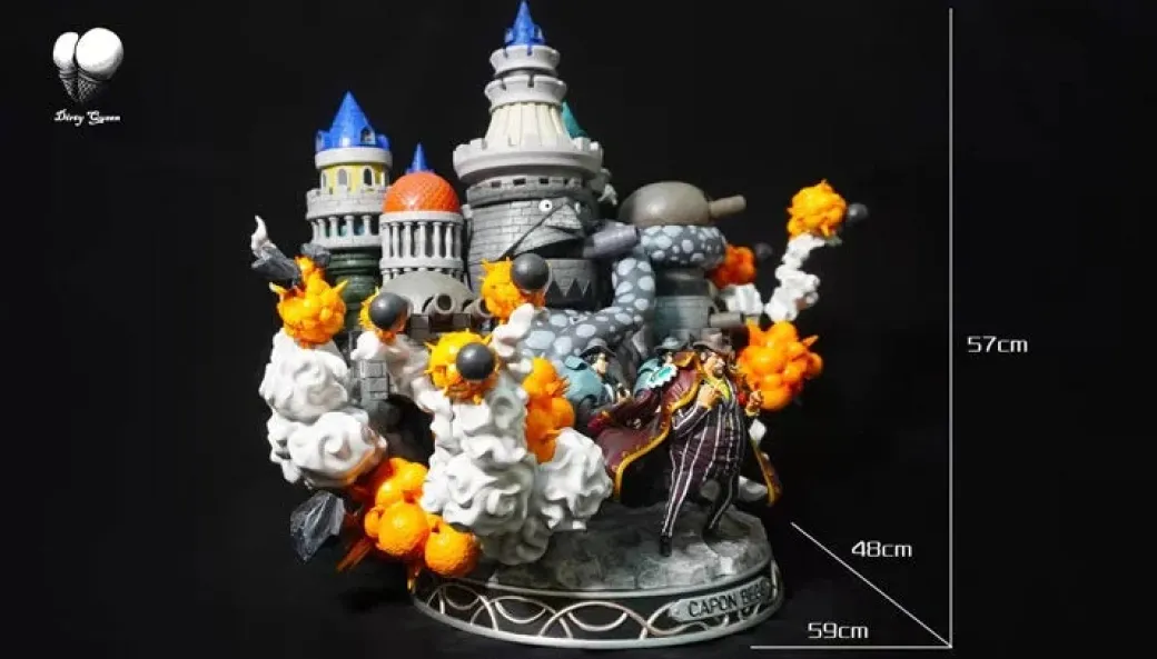 Transformation Series 001 Capone Bege - ONE PIECE Resin Statue - Dirty Queen Studio