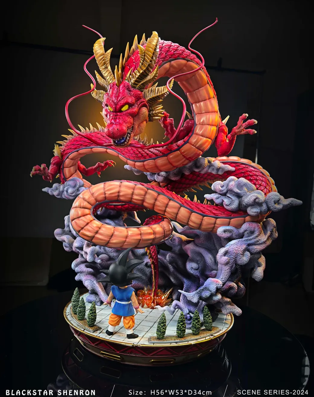 Ultimate Shenron with LED - Dragon Ball Resin Statue - D-M Studios