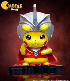 Ultraman Ace/ Seiji Hokuto Cosplay Pikachu - Ultraman Pokemon Resin Statue - CHEESE Studio