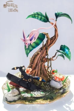 Umbreon & Espeon pokemon - Private - Pokemon Resin Statue - Fantasy Studios