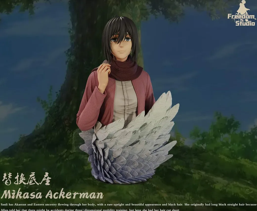 Under The Tree Mikasa Ackerman - Attack On Titan Resin Statue - Freedom Studio