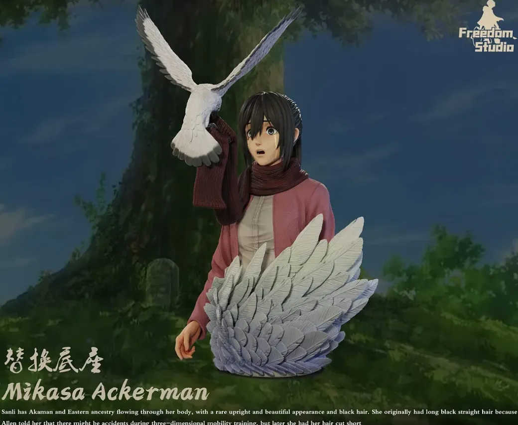 Under The Tree Mikasa Ackerman - Attack On Titan Resin Statue - Freedom Studio