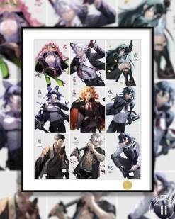 Uniform Ver. Nine Hashira Decorative Painting - Demon Slayer: Kimetsu No Yaiba - H-TWO Studio