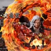 Upright Series 004 Ex Plus Omori Karyudon King - ONE PIECE Statue - YZ Studios