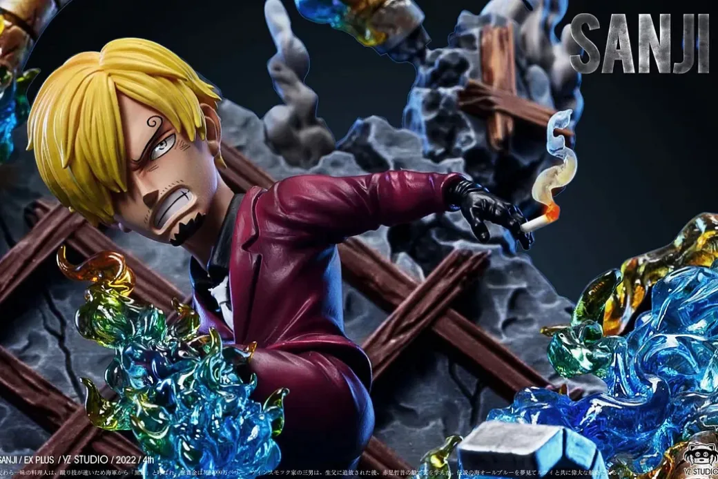 Upright Series 005 Ex Plus Vinsmoke Sanji with LED - ONE PIECE Statue - YZ Studios