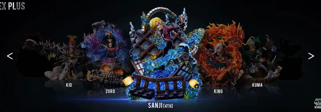 Upright Series 005 Ex Plus Vinsmoke Sanji with LED - ONE PIECE Statue - YZ Studios