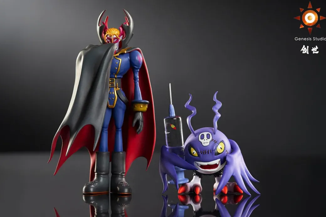 Vamdemon Chapter Series 004 Vamdemon & 005 DemiDevimon - Digimon Resin Statue - Genesis-Studio