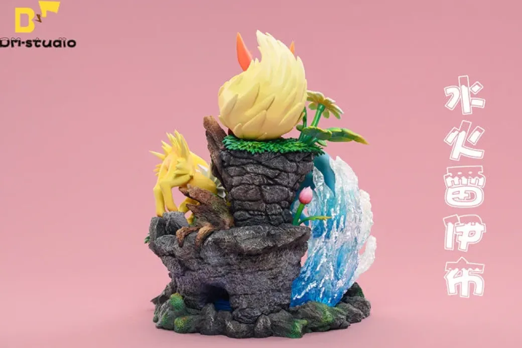 Vaporeon & Flareon & Jolteon - Pokemon Resin Statue - DM Studios
