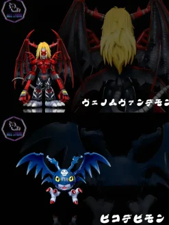 Venom Vamdemon & DemiDevimon - Digimon Resin Statue - MDS Studio