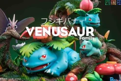 Venusaur Family - Pokemon Resin Statue - PCHouse Studios