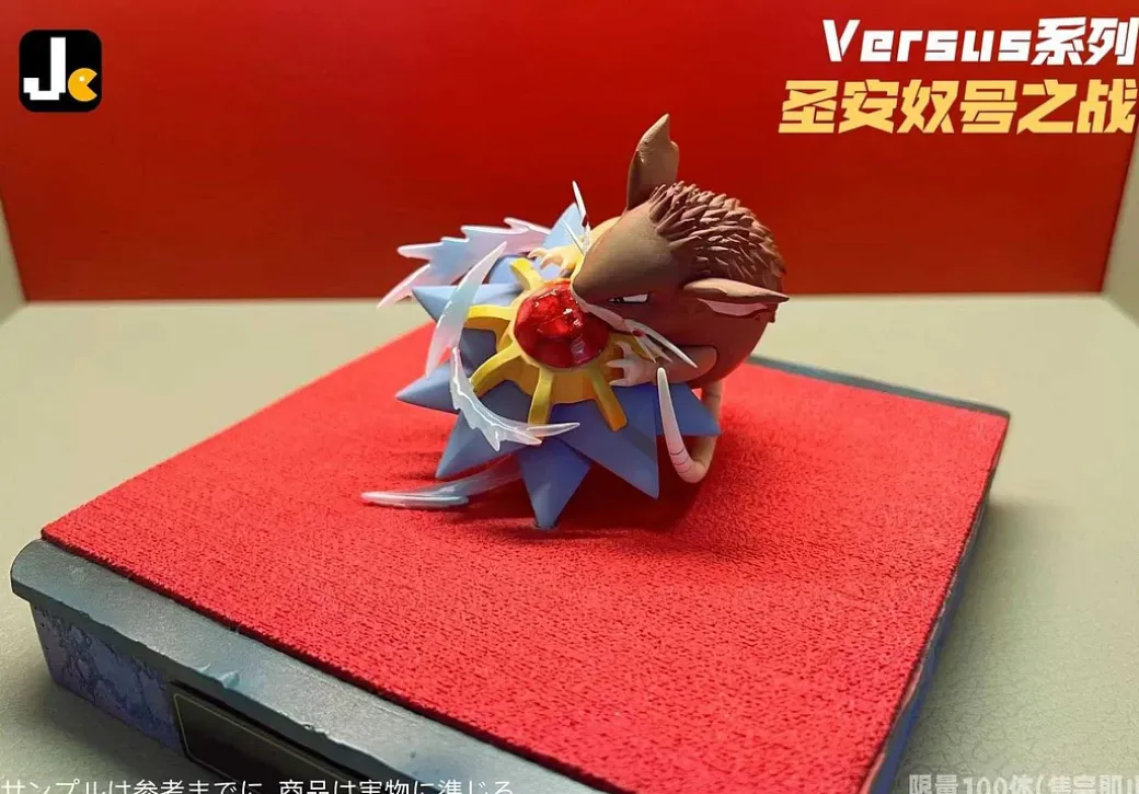 Versus Series 004 Starmie VS Raticate - Pokemon Resin Statue - JC Studios