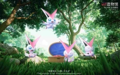 Victini Set - Pokemon Statue - ZaoWuGuan Studio