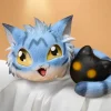 Wanyamon & Botamon - Digimon Resin Statue - YM Studio