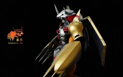 War Greymon & Metal Garurumon - Digimon Resin Statue - Tyrannosaurus Rex Studios