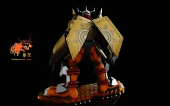 War Greymon & Metal Garurumon - Digimon Resin Statue - Tyrannosaurus Rex Studios