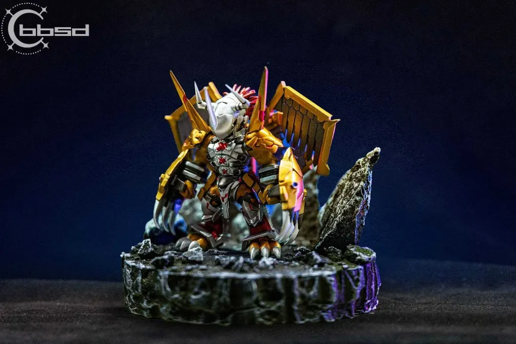 WarGreymon & Black WarGreymon - Digimon Resin Statue - BBSD Studio