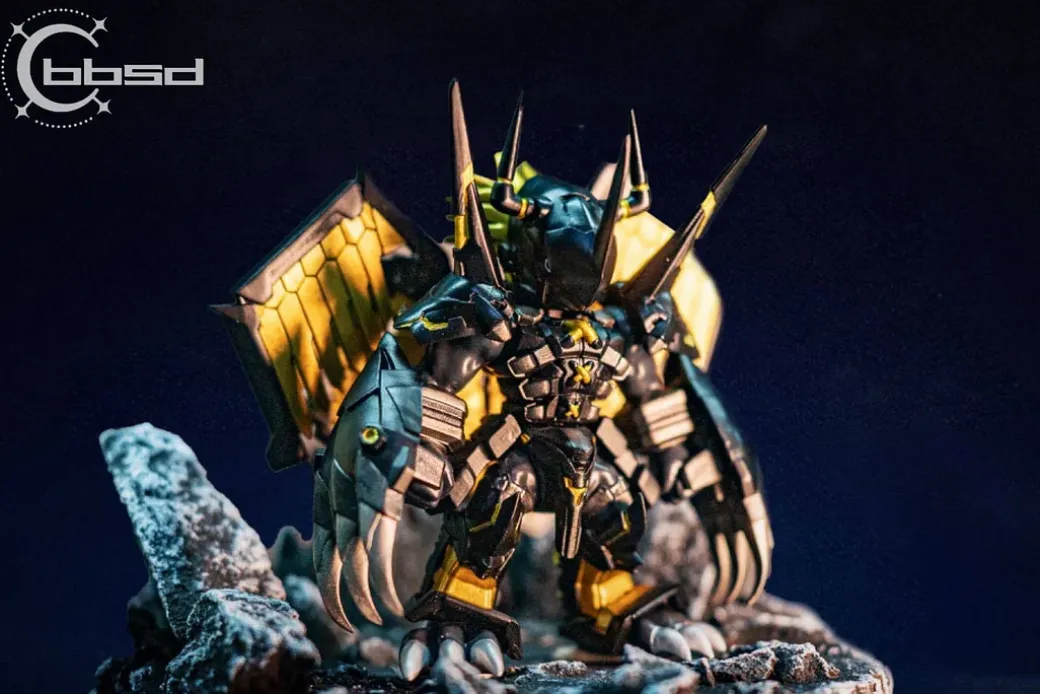 WarGreymon & Black WarGreymon - Digimon Resin Statue - BBSD Studio