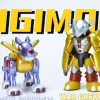 WarGreymon & MetalGarurumon Doll - Digimon Resin Statue - IK Studio
