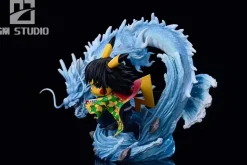 Water Hashira Giyu Tomioka Cosplay Pikachu - Pokemon Demon Slayer: Kitmetsu no Yaiba Resin Statue - GM Studios