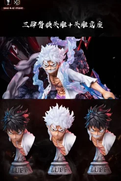 WCF & 1/6 MAX Scale Sun God Nika Luffy vs Kaido - ONE PIECE Resin Statue - XS Studios