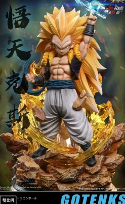 WCF & Mega Scale Gotenks with LED - Dragon Ball Resin Statue - T-Rex Studios