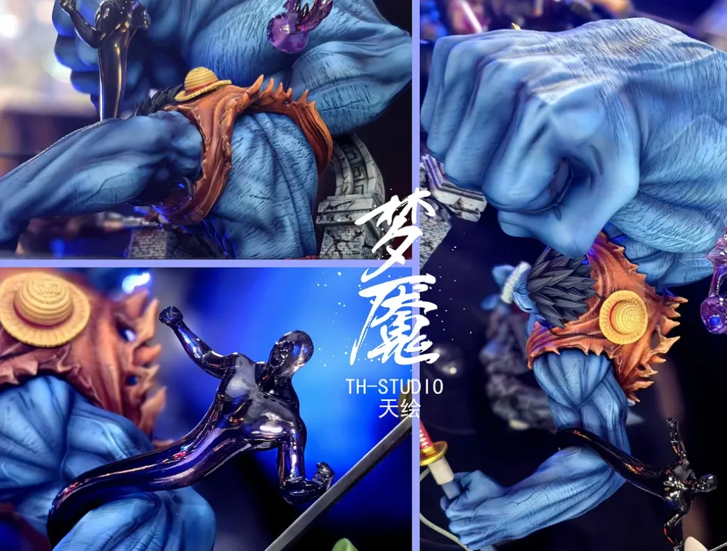 WCF & POP Scale Huge Fist Nightmare Luffy - ONE PIECE Resin Statue - T-H Studios
