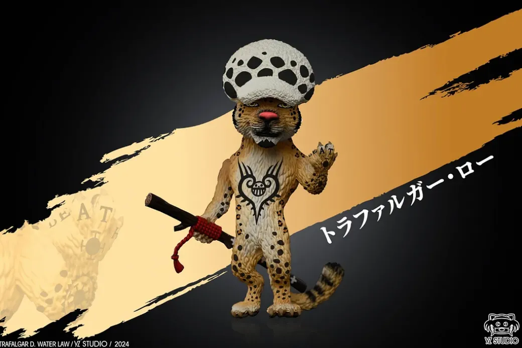 WCF Scale Animals Series 011 Trafalgar D. Water Law - ONE PIECE Statue - YZ Studios
